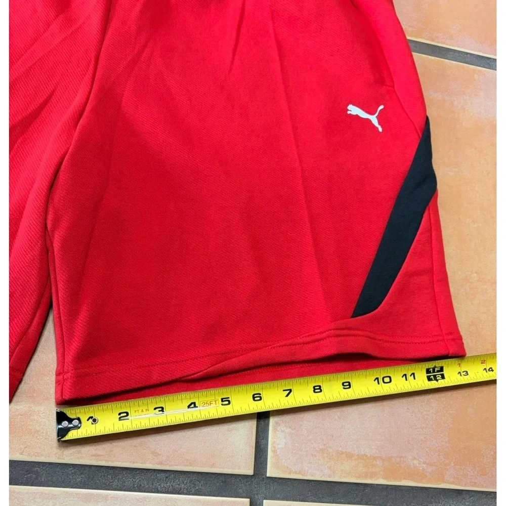 Puma Scuderia Ferrari Race Sweat Shorts Red Men's Size XL 634245-02